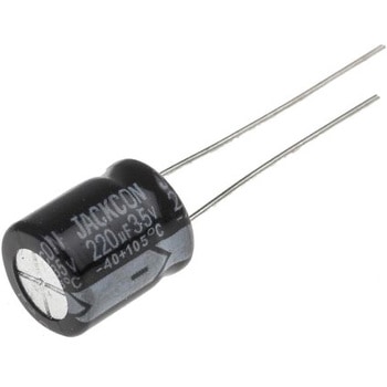 RS Pro アルミ電解コンデンサ 35V dc 220μF RS PRO