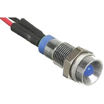 RS Pro LED表示灯 Q6R3CXXB12E, 青 6mm, 12 V dc RS PRO