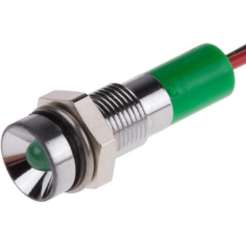 RS Pro LED表示灯 Q6R3CXXG24E， 緑 6mm， 24 V dc RS PRO