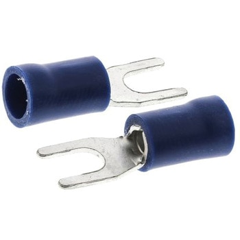RS Pro Y形圧着端子， 青 1.5 → 2.5mm2 16AWG to， 14AWG RS PRO