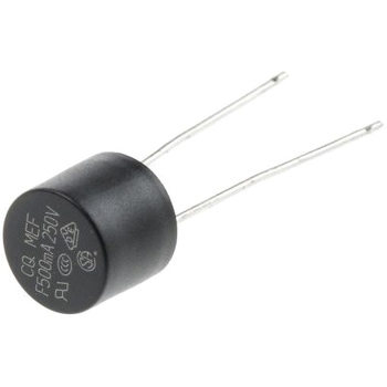 RS Pro ラジアルリードタイプ ヒューズ 500mA， 250V RS PRO