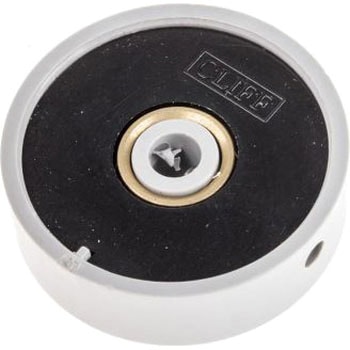 RS Pro ボリューム調整つまみ (ノブ) / ノブ用アクセサリ シャフト：6mm， 直径：38.6mm RS PRO