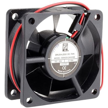RS Pro DC 軸流ファン 60 x 60 x 25mm， 電源電圧：24 V dc (OD6025シリーズ) RS PRO