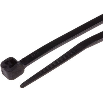 RS Pro 結束バンド， 265mm x 3.6 mm， 黒， ナイロン 66 RS PRO