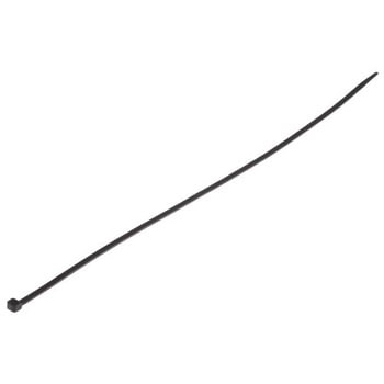 RS Pro 結束バンド， 200mm x 4.5 mm， 黒， ナイロン 66 RS PRO