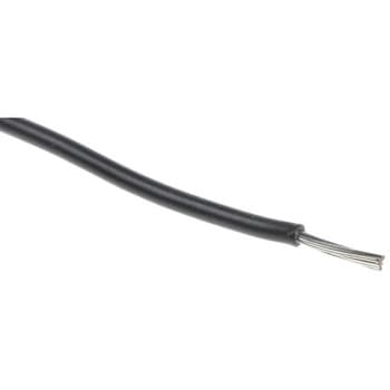 RS Pro PVCケーブル， 黒， 導体材質：スズめっき銅線， 100m 1007 シリーズ UL1007 RS PRO