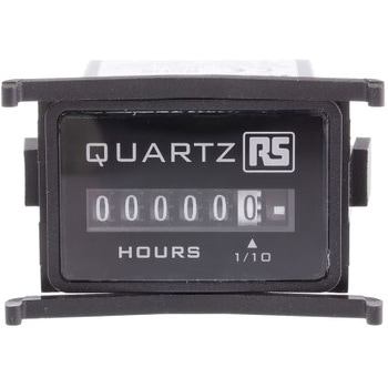 RS Pro アワーカウンタ パネル取り付け 6桁 RS PRO
