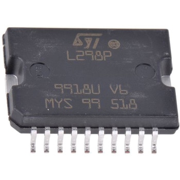 STMicroelectronics モータドライバIC， 4.8～46 V， 20-Pin PowerSO ブラシ付きDC STMicro