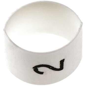 TE Connectivity， TRSA-1019/E/1/2， ケーブルマーカー 白 TE Connectivity Japan(旧:TYCOELECTRONICS(タイコエレクトロニクス))