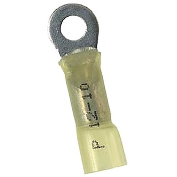 TE Connectivity 絶縁 丸形圧着端子， スタッド径：M5， 黄 DuraSealシリーズ， 12AWG to 10AWG TE CONNECTIVITY