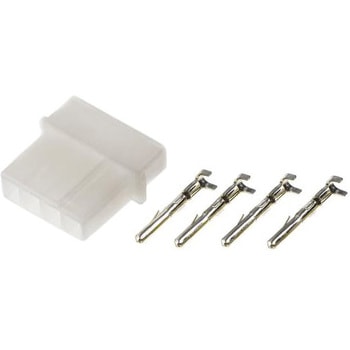 TE Connectivity コネクタハウジング オス 4極 1列 5.08mm メイテンロック TE CONNECTIVITY