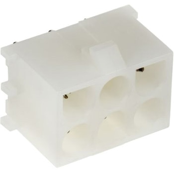 TE Connectivity 基板ソケット Universal MATE-N-LOK シリーズ 6.35mm 6 極 ストレート オス TE Connectivity Japan(旧:TYCOELECTRONICS(タイコエレクトロニクス))