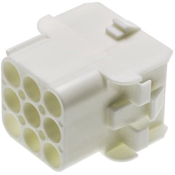 TE Connectivity コネクタハウジング メス 9極 3列 6.35mm メイテンロック TE Connectivity Japan(旧:TYCOELECTRONICS(タイコエレクトロニクス))