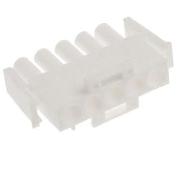 TE Connectivity コネクタハウジング オス 5極 1列 6.35mm メイテンロック TE Connectivity Japan(旧:TYCOELECTRONICS(タイコエレクトロニクス))