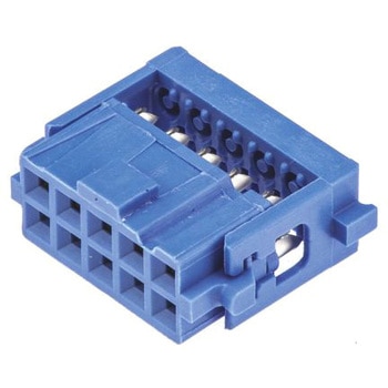 リボンケーブルコネクタ AMP-LATCH 609シリーズ TE Connectivity， メス， 10極， 2列 TE Connectivity Japan(旧:TYCOELECTRONICS(タイコエレクトロニクス))