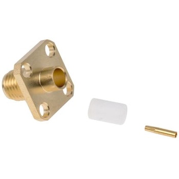 SMA 同軸コネクタ TE Connectivity， ジャック， ストレート， コンタクト：金めっき TE Connectivity Japan(旧:TYCOELECTRONICS(タイコエレクトロニクス))