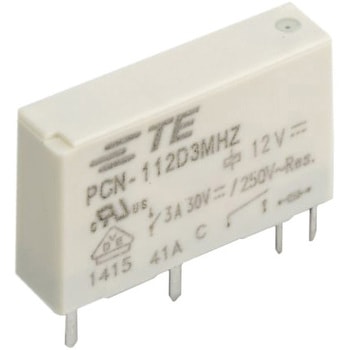 TE Connectivity リレー， SPNO， 12V dc， 1.2 kΩ TE Connectivity Japan(旧:TYCOELECTRONICS(タイコエレクトロニクス))