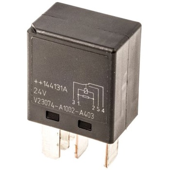 TE Connectivity 自動車リレー， 1c接点， 24V dc， 430 Ω TE Connectivity Japan(旧:TYCOELECTRONICS(タイコエレクトロニクス))