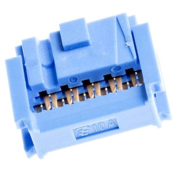 リボンケーブルコネクタ AMP-LATCH 622シリーズ TE Connectivity， メス， 10極， 2列 TE Connectivity Japan(旧:TYCOELECTRONICS(タイコエレクトロニクス))