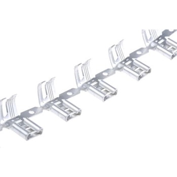 圧着フラグ端子 TE Connectivity FASTON .250シリーズ 非絶縁 3 → 5mm2， 12 → 10AWG TE Connectivity Japan(旧:TYCOELECTRONICS(タイコエレクトロニクス))