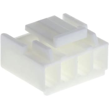 TE Connectivity コネクタハウジング オス 4極 1列 3.96mm Economy Powerシリーズ TE Connectivity Japan(旧:TYCOELECTRONICS(タイコエレクトロニクス))