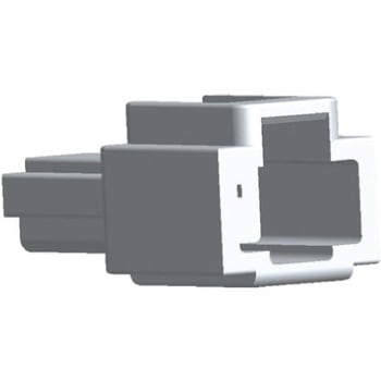 あいか*3点 TE Connectivity 圧着カバー 1極， ナチュラル TE Connectivity