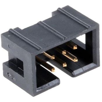 TE Connectivity 基板ヘッダ， 6極， 2列， ストレート， 電線対基板 2.54mm アンプラッチ TE Connectivity Japan(旧:TYCOELECTRONICS(タイコエレクトロニクス))