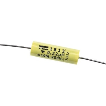 Vishay ポリエステルコンデンサ(PET)， 160 V ac、250 V dc， 220nF， ±10% - VISHAY
