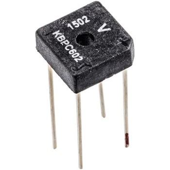 Vishay 整流用 ブリッジダイオード 単相 6A， 200V， 4-Pin D 72 VISHAY