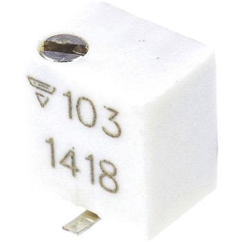 半固定抵抗器 Vishay， 10kΩ， 0.25W， 上面調整 VISHAY