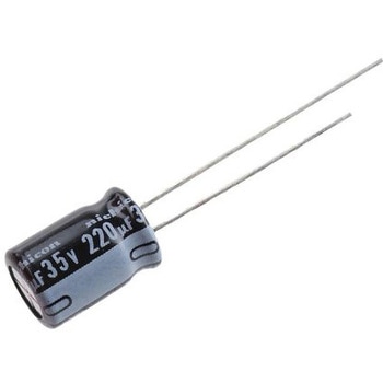 ニチコン アルミ電解コンデンサ 35V dc 220μF ニチコン