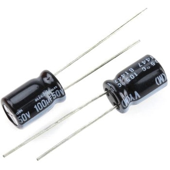 ニチコン アルミ電解コンデンサ 50V dc 100μF ニチコン