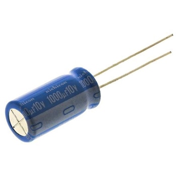ニチコン アルミ電解コンデンサ 10V dc 1000μF ニチコン