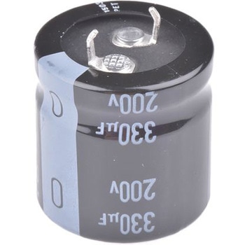 ニチコン アルミ電解コンデンサ，スナップイン端子 200V dc 330μF ニチコン