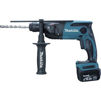 安い最新作▼makita マキタ 充電式ハンマドリル HR164DKW 白 16mm 14.4V バッテリ×1 ケース付き 中古▼004786 本体