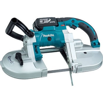 純正限定k156*120makita マキタ 充電式ポータブルバンドソー PB180D 18V 4.0Ah バッテリー付き メタルソー、バンドソー