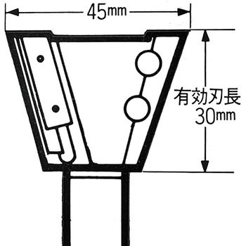 アリ溝ビット