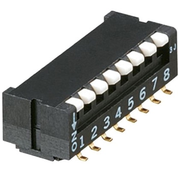 日本電産コパル電子 DIPスイッチ， ピアノ， SPST ニデックコンポーネンツ(旧:日本電産コパル電子/フジソク)