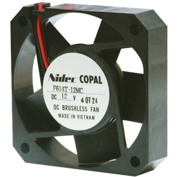 日本電産コパル電子 DC 軸流ファン 62 x 62 x 14.5mm， 電源電圧：24 V dc ニデックコンポーネンツ(旧:日本電産コパル電子/フジソク)