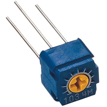 半固定抵抗器 日本電産コパル電子， 1kΩ， 0.5 W@ 70℃， 上面調整 ニデックコンポーネンツ(旧:日本電産コパル電子/フジソク)