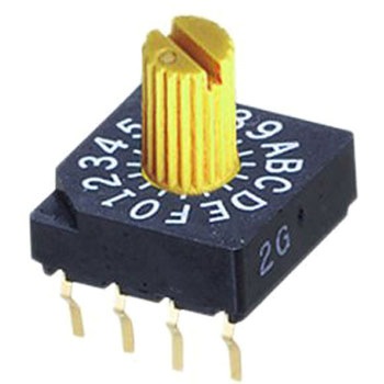 電子部品 タムラ日本製 SC-1110 日本電産コパル電子 ロータリコードスイッチ， ノブ