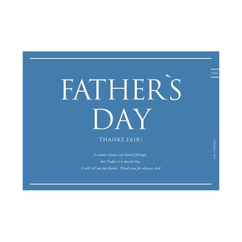 FATHER'S DAY シンプルポップ・ポスター おしゃれEXPO