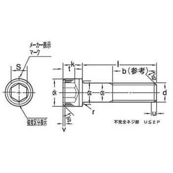 六角穴付ボルト (SCM435)/3価ホワイト)(小箱) 大阪魂