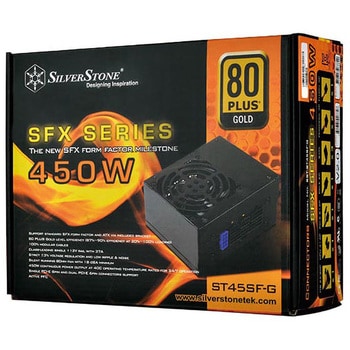 SST-ST45SF-G PC電源(SFX 450W) 1台 SILVER STONE(シルバーストーン ...