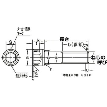 六角穴付ボルト (鉄/三価ブラック) 全ねじ 大阪魂