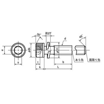 六角穴付ボルトP=2(SW組込 (SCM435/ユニクロ)(小箱) 大阪魂
