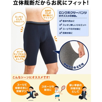 ロングボクサーパンツ2枚組 アイメディア