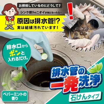 排水管の一発洗浄 石けんタイプ - アイメディア