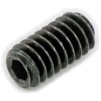 2×4 六角穴付止めねじ くぼみ先 (SCM440/三価ブラック)(パック品