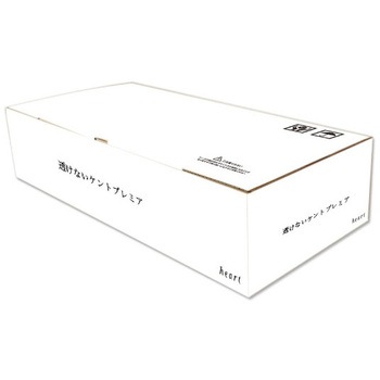 透けない封筒 ケント プレミア(セロ窓1号・〒枠なし・センター貼) ハート(封筒)